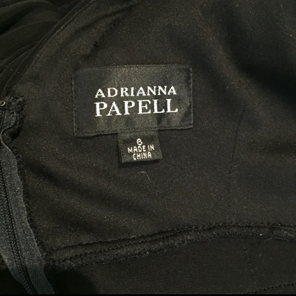 Adrianna Papell V neck tiered dress - Picture 7 of 7